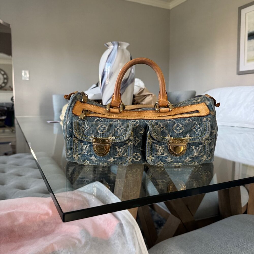 LOUIS VUITTON CANVAS MONOGRAM DENIM Neo Speedy